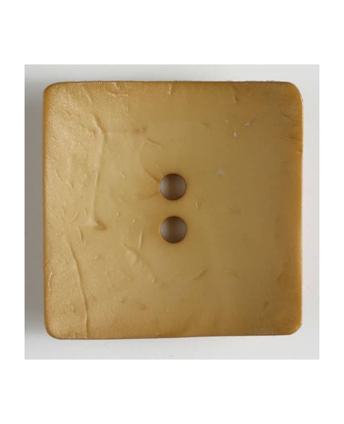 60mm Square Beige Button