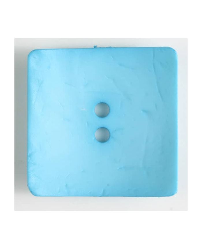 60mm Square Turquoise Button