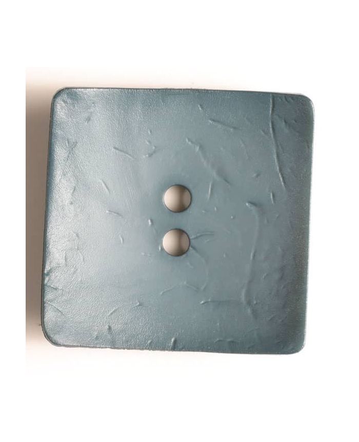 60mm Square Blue Green Button