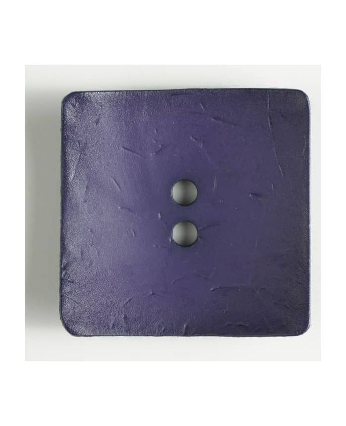 60mm Square Purple Button