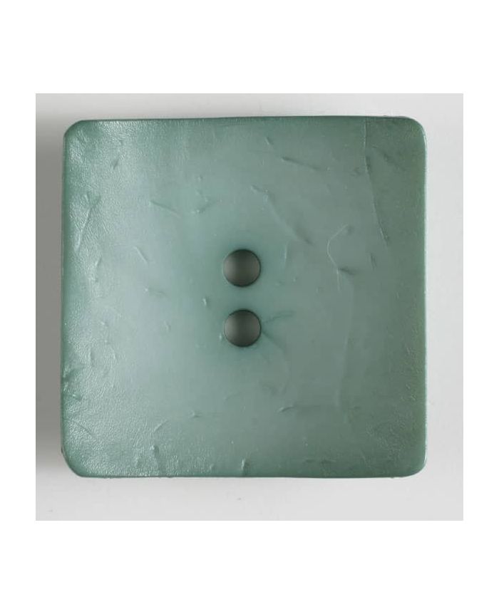 60mm Square Dark Green Button