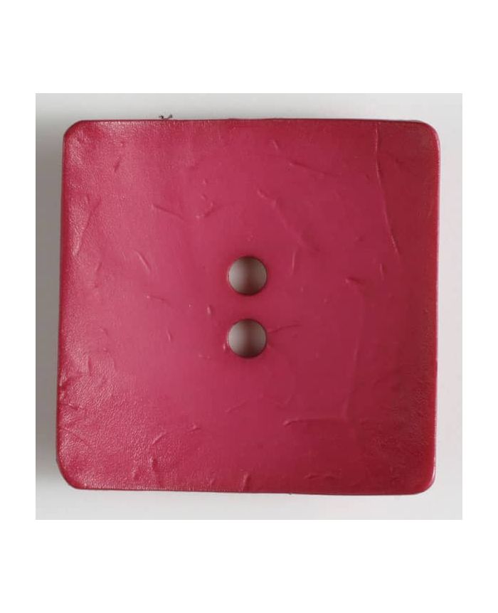 60mm Square Dark Pink Button