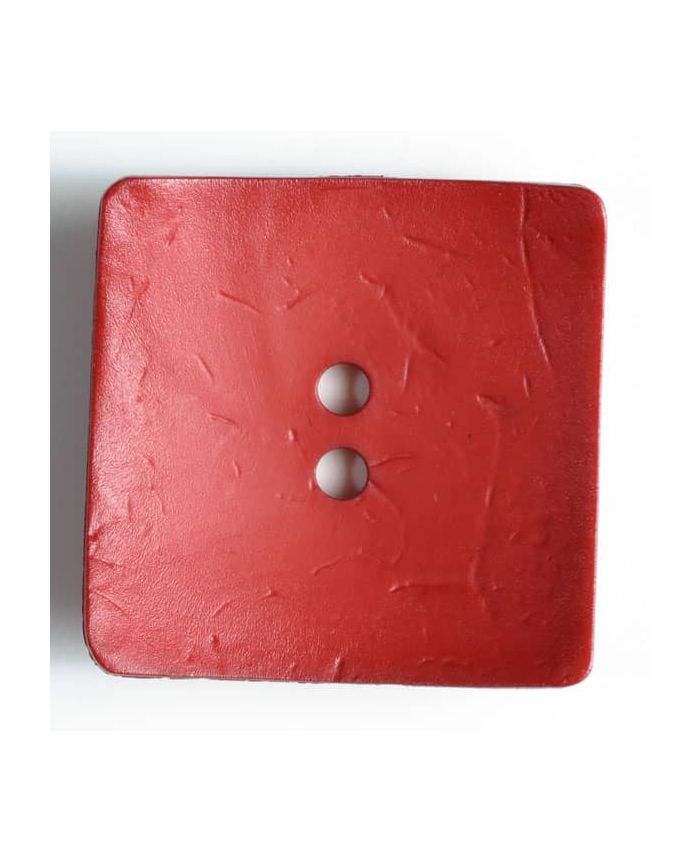 60mm Square Red Button