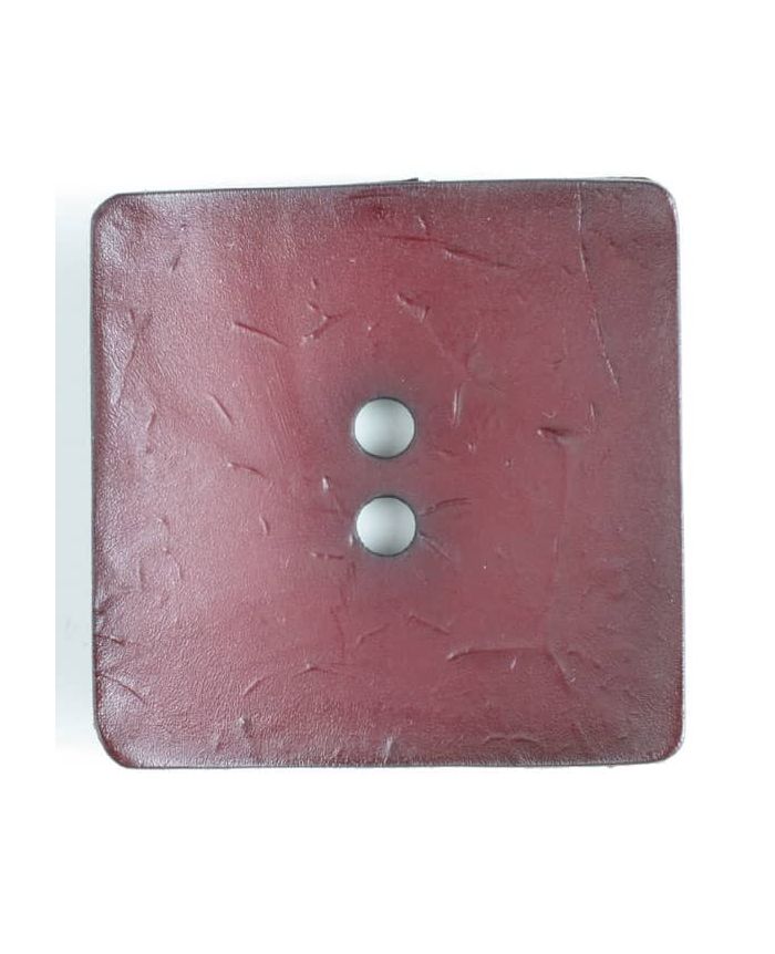 60mm Square Blood Red Button