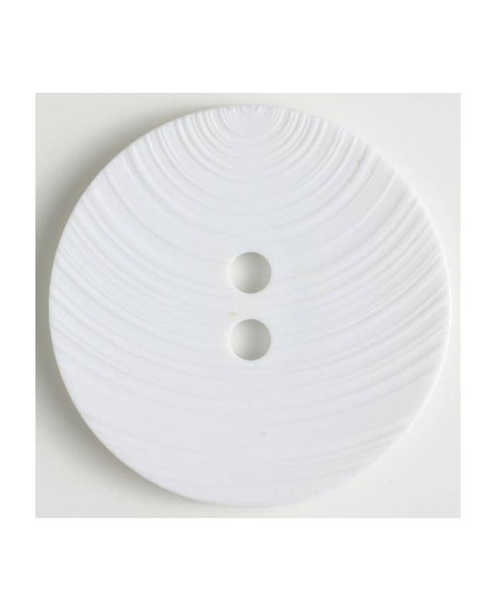 54mm White Button