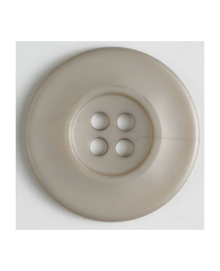 55mm Circle Beige Button