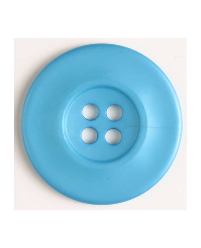 55mm Circle Light Blue Button