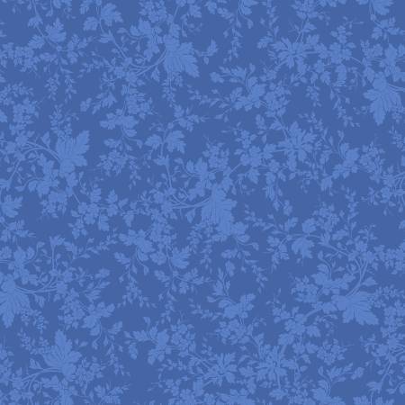 Blue Belle - Blue Leaves - Yardage