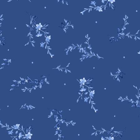 Blue Belle - Navy Tossed - Yardage