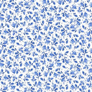 Blue Belle - White Little One - Yardage