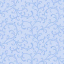 Blue Belle - Blue Scroll  - Yardage