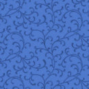 Blue Belle - Navy Scroll - Yardage