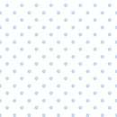 Blue Belle - White Flower Dot  - Yardage