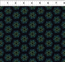 La Luna - Bursts- Black - Yardage