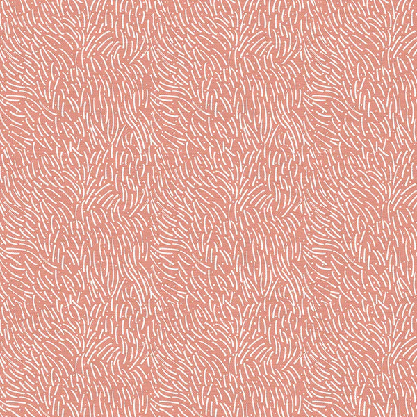 Ocean Adventures Abstract Lines Coral Fabric