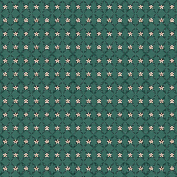 Pemberly Green Claire Fabric