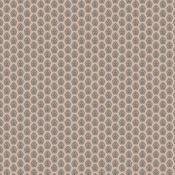 Pemberly Beige/Blue Evelyn Fabric