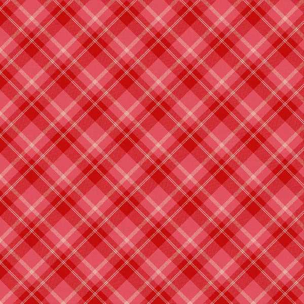 Playful Plaids Red Yardage