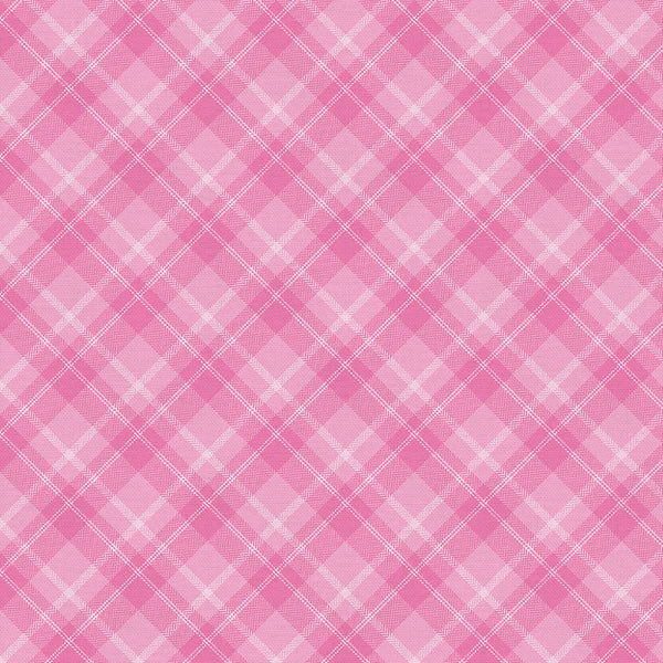 Playful Plaids Baby Pink Fabric