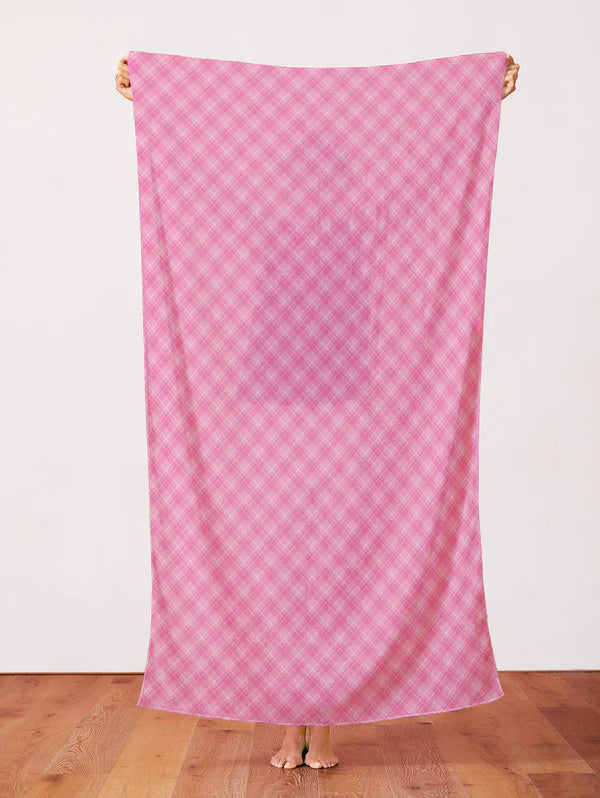 Playful Plaids Baby Pink Fabric