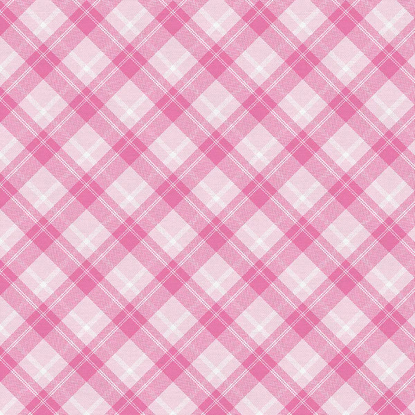 Playful Plaids Light Pink Fabric