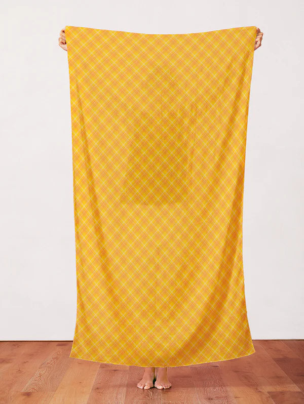 Playful Plaids Mustard Fabric