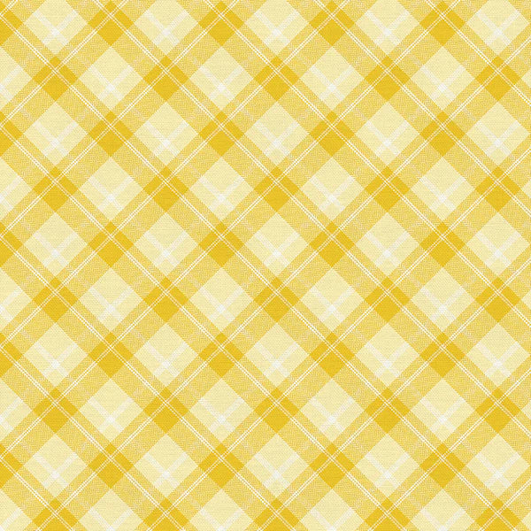 Playful Plaids Light Yellow Fabric