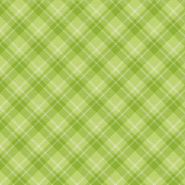 Playful Plaids Grass Green Fabric