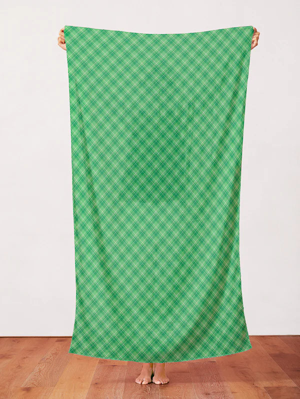 Playful Plaids Emerald Fabric