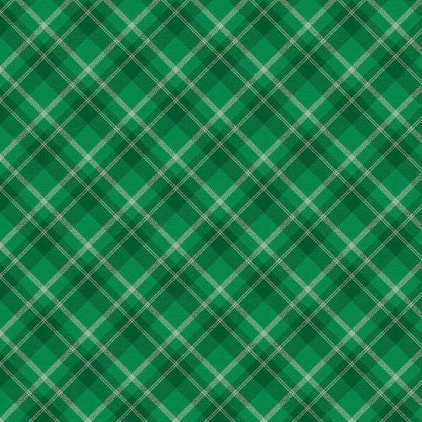 Playful Plaids Dark Green Fabric