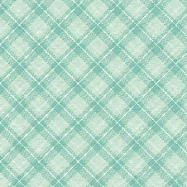 Playful Plaids Teal Fabric