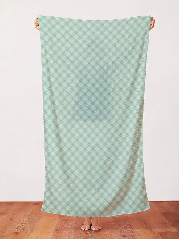 Playful Plaids Teal Fabric