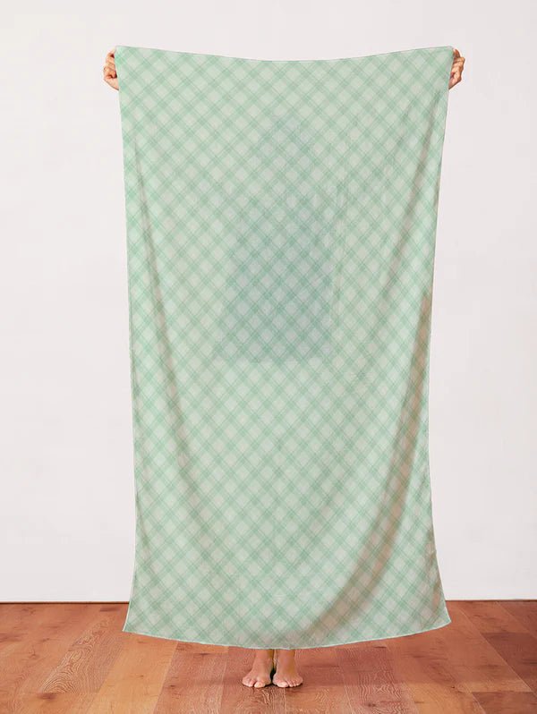 Playful Plaids Mint Fabric