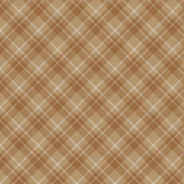 Playful Plaids Caramel Fabric