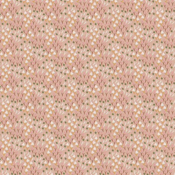 Blossom Flower Buds Pink Fabric