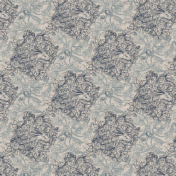 Kudzu Cream Snacktime Fabric