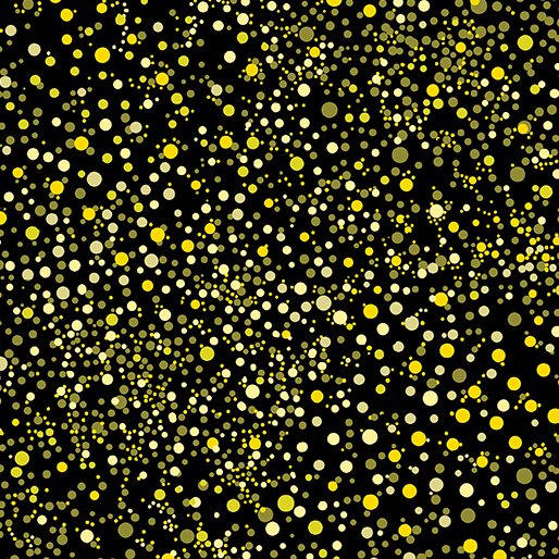 Needle Stars Yellow Stardust Fabric