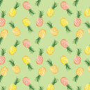 Tropical Splash - Pineapple Party - Green - Yardage