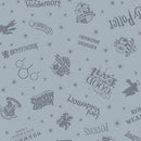 Harry Potter 2nd Edition - Shadow Words - Gray - Yardage