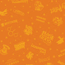 Harry Potter 2nd Edition - Shadow Words - Gold - Yardage
