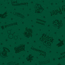 Harry Potter 2nd Edition - Shadow Words - Dark Green - Yardage