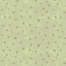 A Heart Led Life Tonal Hearts Lime Fabric