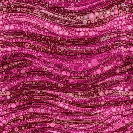 Pink Abstract Circles Fabric