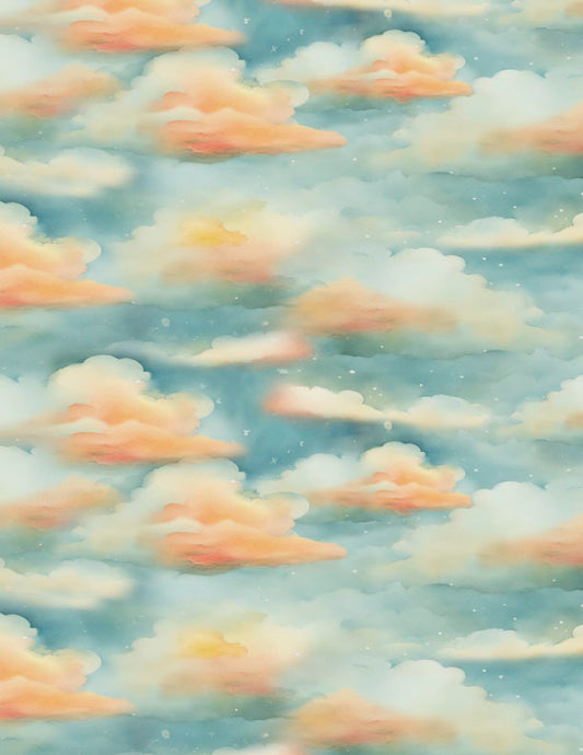 Glorious Fall Sky Day Fabric