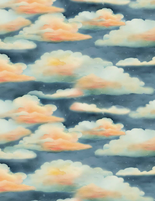 Glorious Fall Sky Evening Fabric