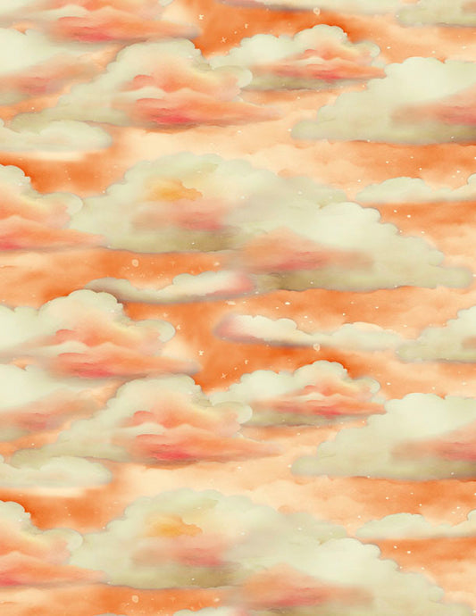 Glorious Fall Sky Sunset Fabric