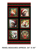 Merry Cats - Panel Measures 24"x 44" - Panel