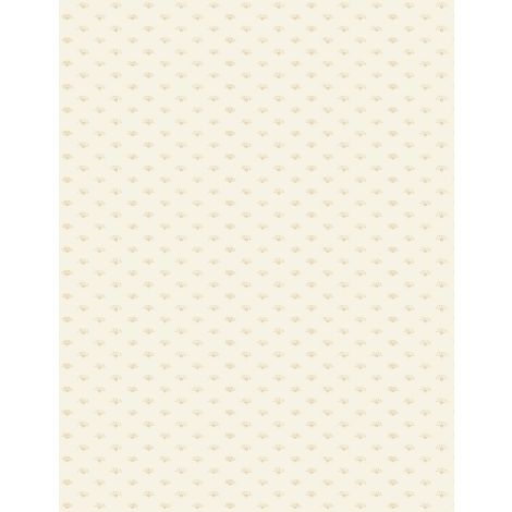 Sentiments Cream Fans Yardage