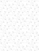 Stocking Stuffers 2 Christmas Lights White On White Fabric