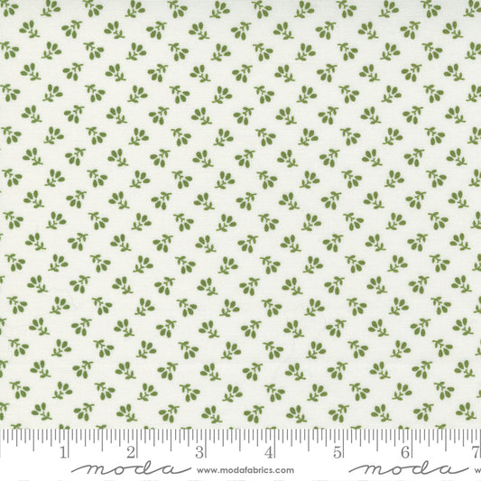 Merry Little Christmas Spruce Calico Fabric